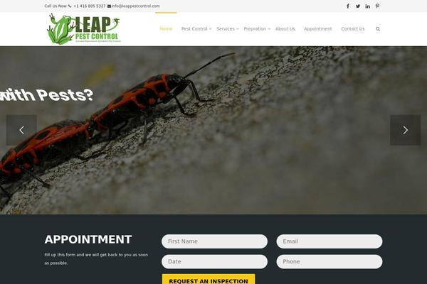 leappestcontrol.com site used Anona