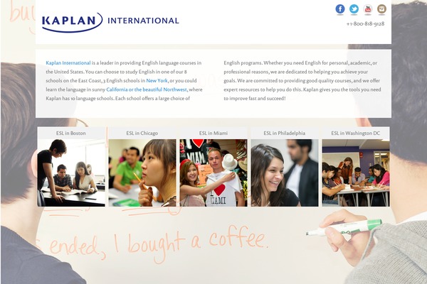 learn-english-usa.us site used Kaplan