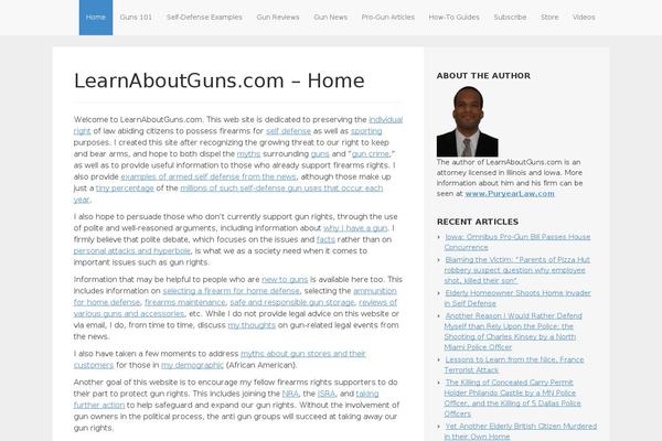 learnaboutguns.com site used Modern-law-firm