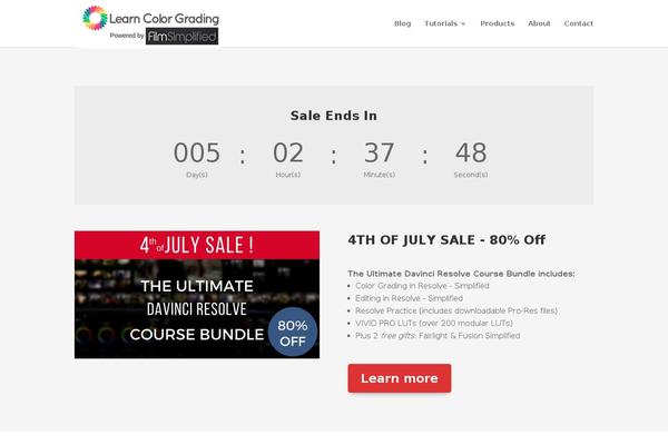 WordPress website example screenshot