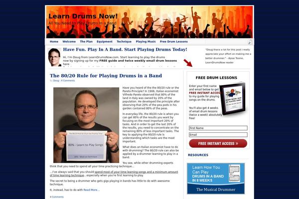 WordPress website example screenshot