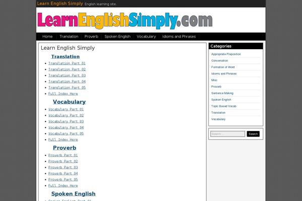 learnenglishsimply.com site used Frontier