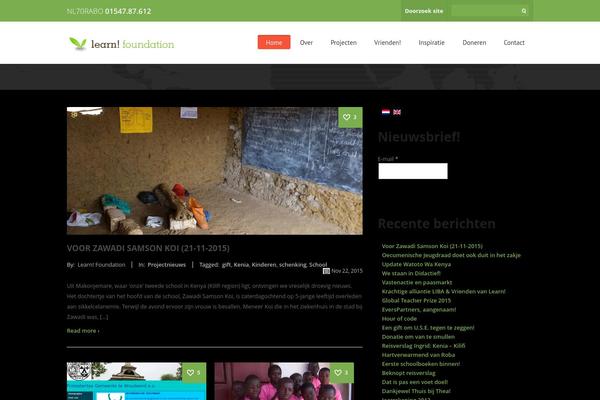 learnfoundation.nl site used Donation