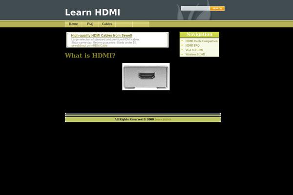 learnhdmi.com site used Yourblog-20-theme