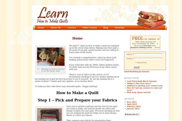 learnhowtomakequilts.com site used Learnhowtomakequilts