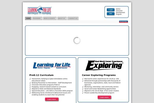 WordPress website example screenshot