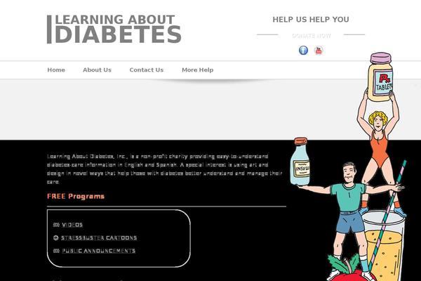 Diabetes theme site design template sample