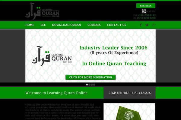 WordPress website example screenshot