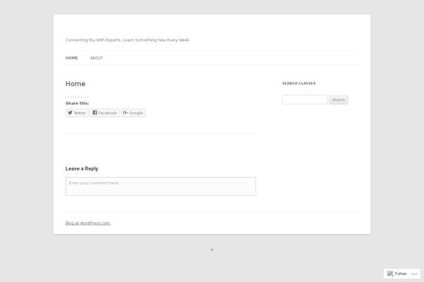 WordPress website example screenshot