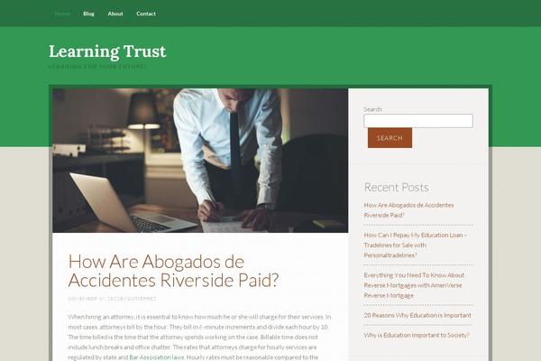 learningtrust.net site used Going Green Pro