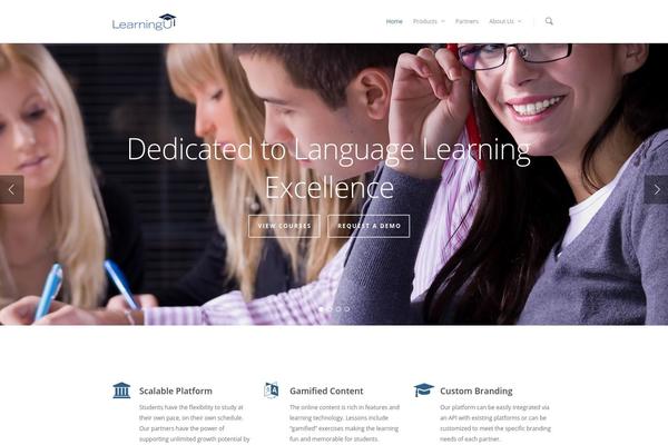 WordPress website example screenshot