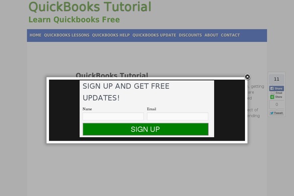 learnitquickbooks.com site used HeatMap Theme Pro 5