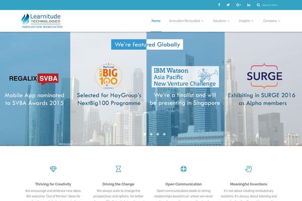 WordPress website example screenshot
