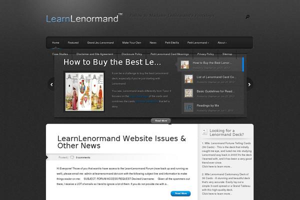 learnlenormand.com site used Hueman-pro-child