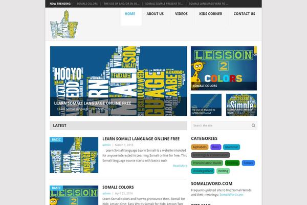Point theme site design template sample