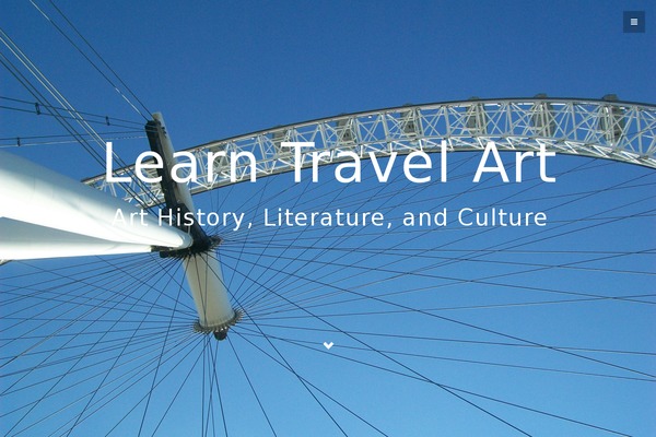 learntravelart.com site used Flat Bootstrap