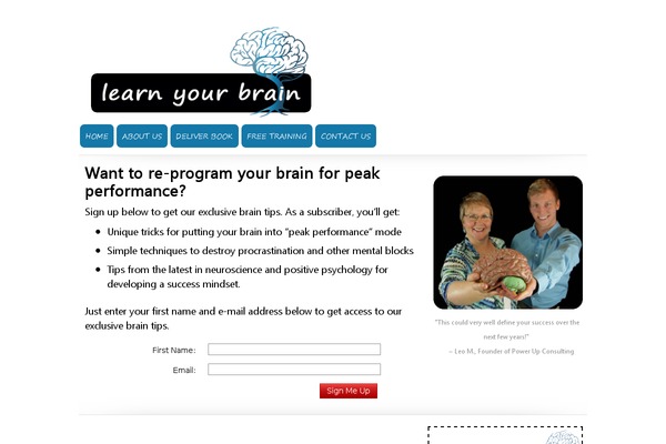 WordPress website example screenshot