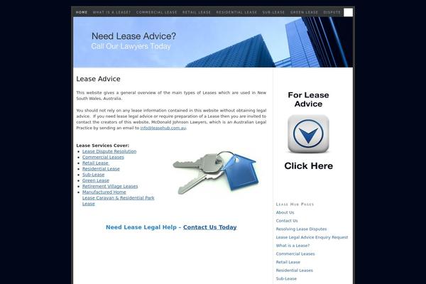 WordPress website example screenshot