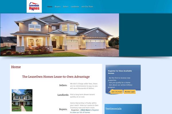 leaseownhomes.com site used Homequest Parent