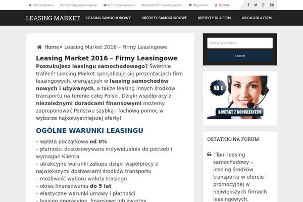 leasingmarket.pl site used Wp-critique101