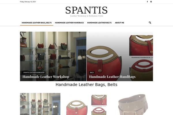 Newspaper theme site design template sample
