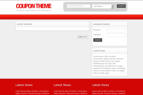St theme site design template sample