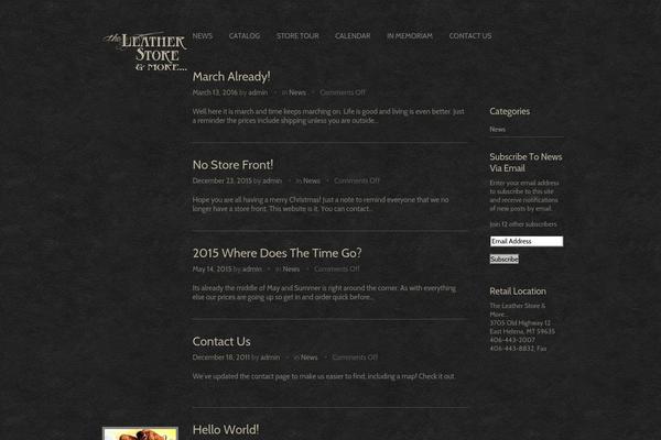 WordPress website example screenshot