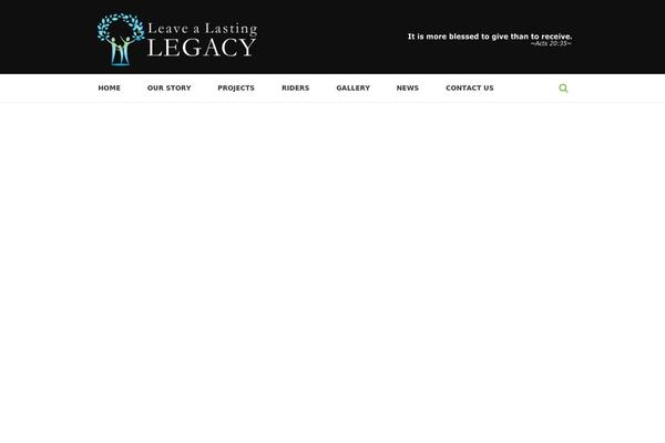 leavealastinglegacy.org site used Leaving-a-lasting-legacy