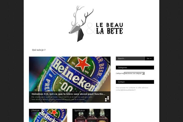Gonzo theme site design template sample