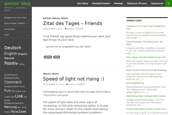 WordPress website example screenshot