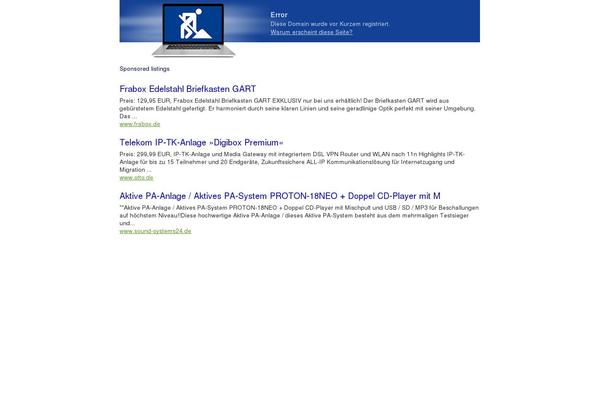 WordPress website example screenshot