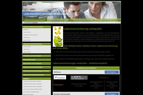 lebensversicherung-verkaufen.net site used Lebensversicherung