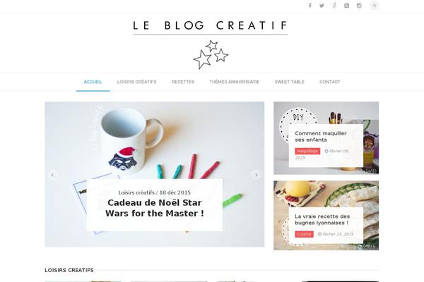 Blogstar-wp theme site design template sample