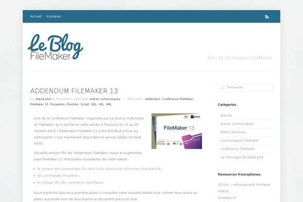 leblogfm.fr site used Syntex