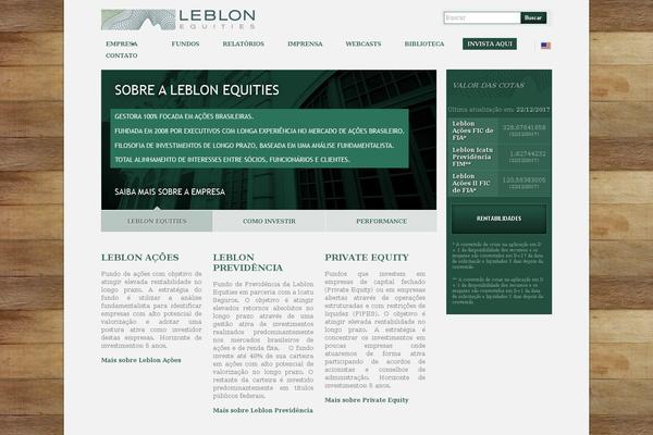 leblonequities.com.br site used Leblon