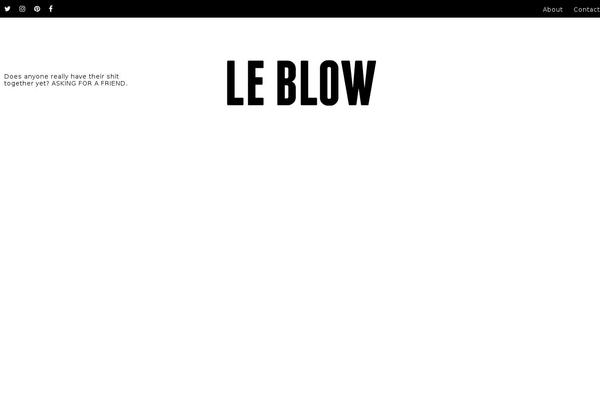 leblow.co.uk site used Glossy