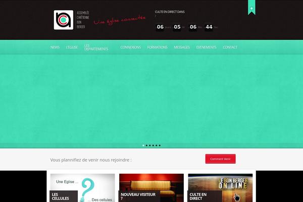 Churchope theme site design template sample