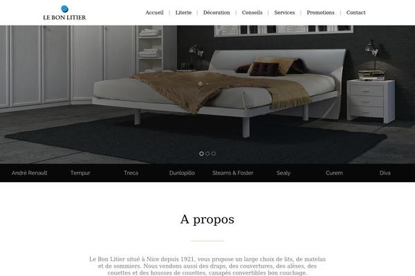 Nouveau theme site design template sample