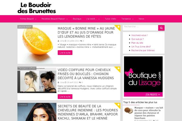 Boudoir theme websites examples