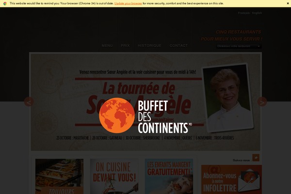 lebuffetdescontinents.com site used Buffet