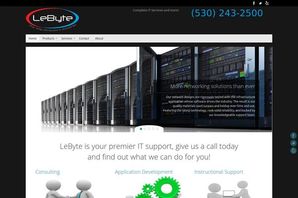 WordPress website example screenshot
