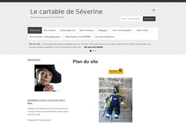 Toujours theme site design template sample