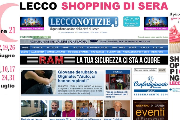 lecconotizie.com site used Newspaper Child