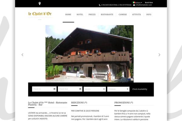WordPress website example screenshot