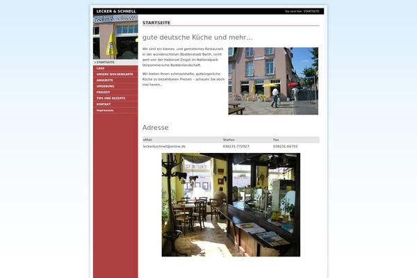 lecker-und-schnell.de site used Lecker