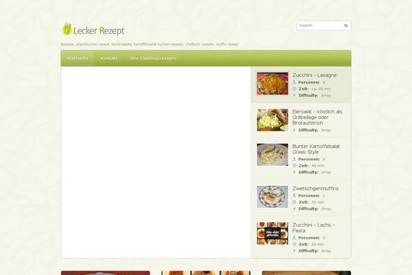 Petit theme site design template sample