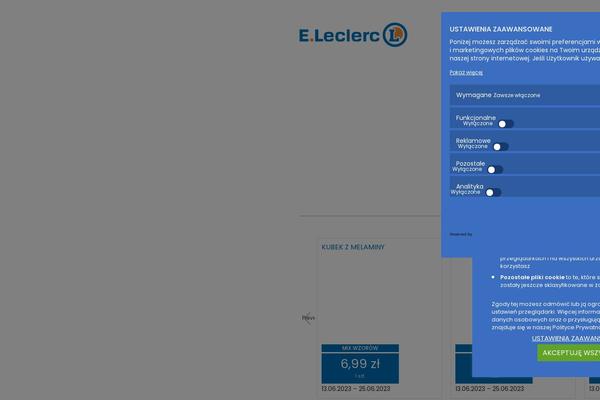 leclerc.pl site used Leclerc