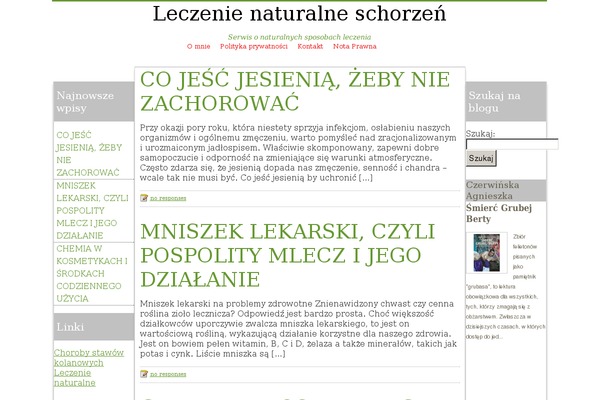 leczenienaturalne.com.pl site used Socrates 4.0