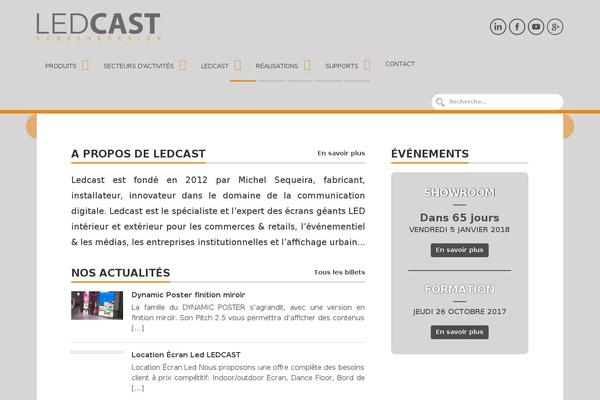 ledcast.fr site used Ledcast