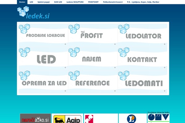 ledek.si site used Flipfolio
